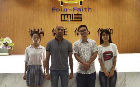 Morocco Customer Visit Four-Faith Company