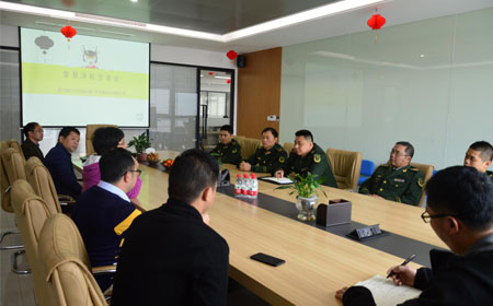 Telecommunication Section Leaders in Xiamen Fire Detachment visited Four-Faith