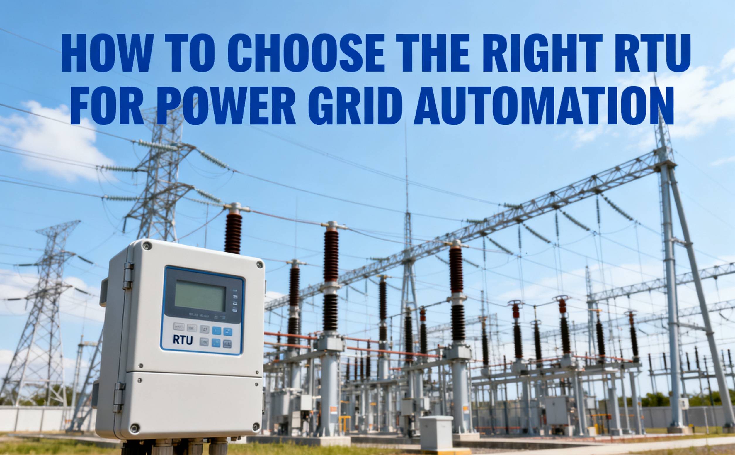 How to Choose the Right RTU for Power Grid Automation?