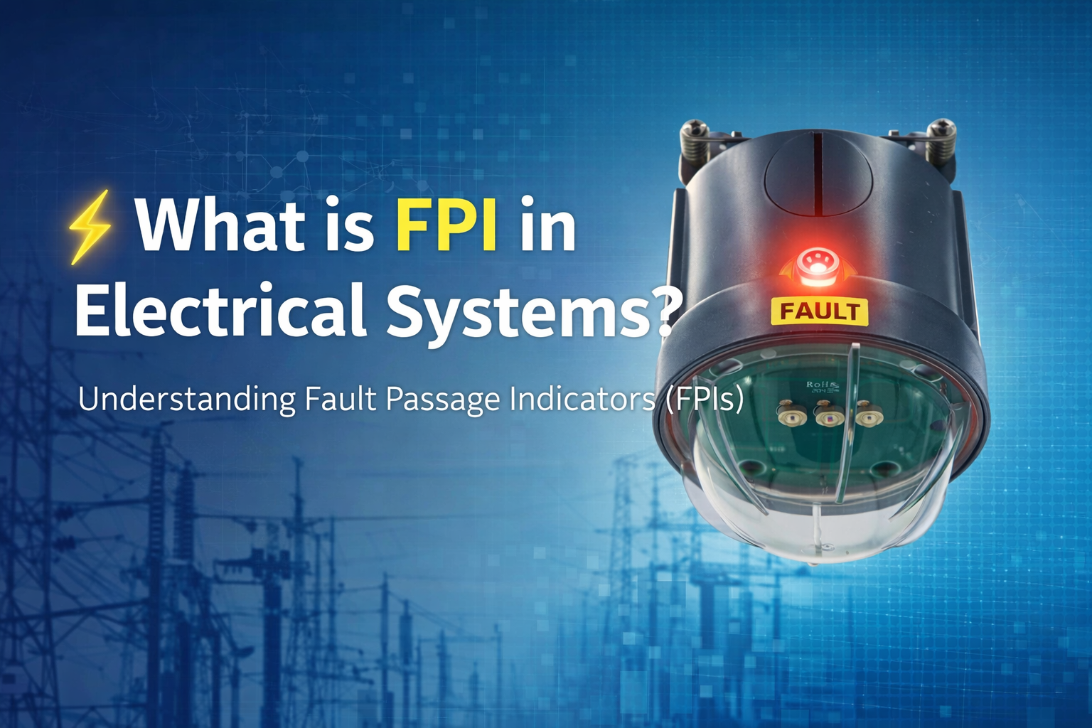 What is FPI in Electrical Systems? A Complete Guide to Fault Passage Indicators